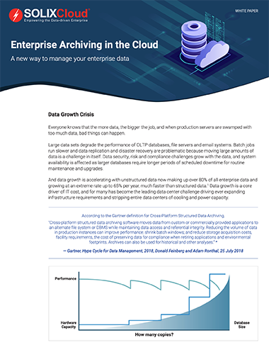 Enterprise Archiving in the Cloud