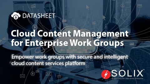 Cloud Content Management For Enterprise Work Groups